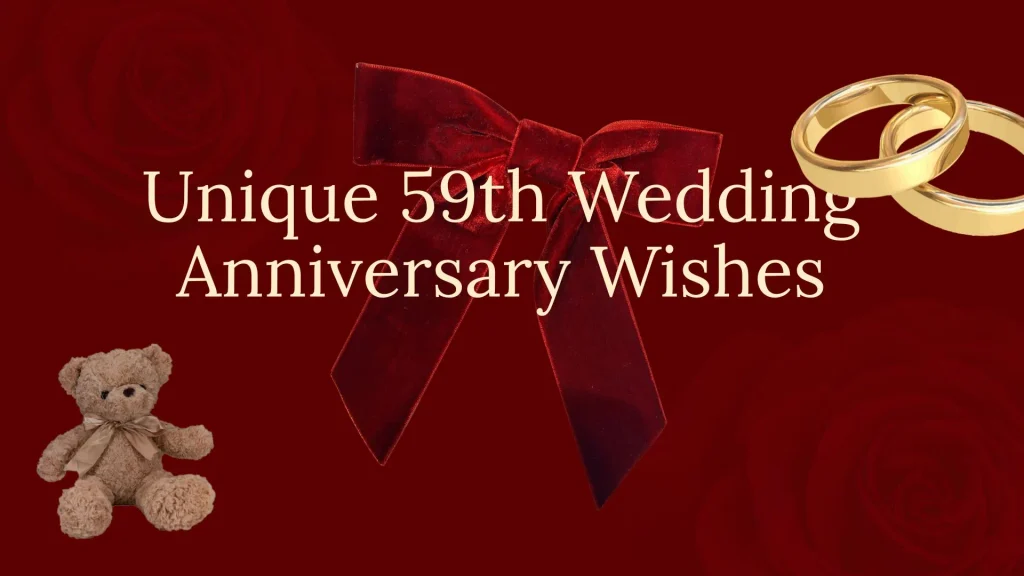 59th wedding anniversary celebrations