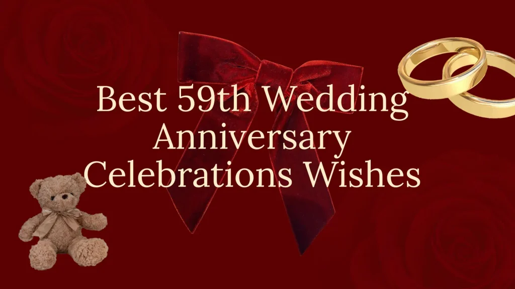 59th wedding anniversary celebrations