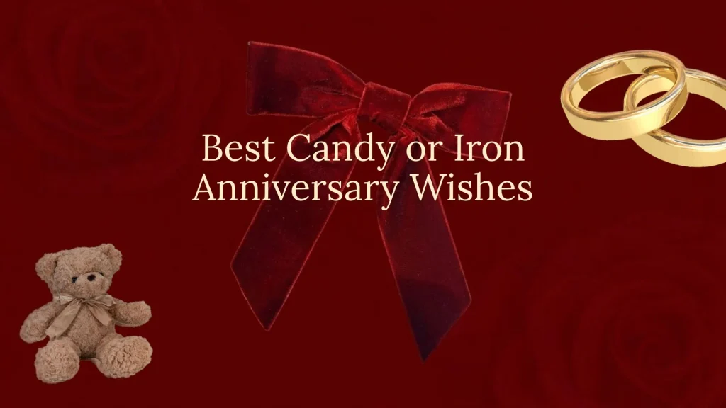 candy or iron anniversary