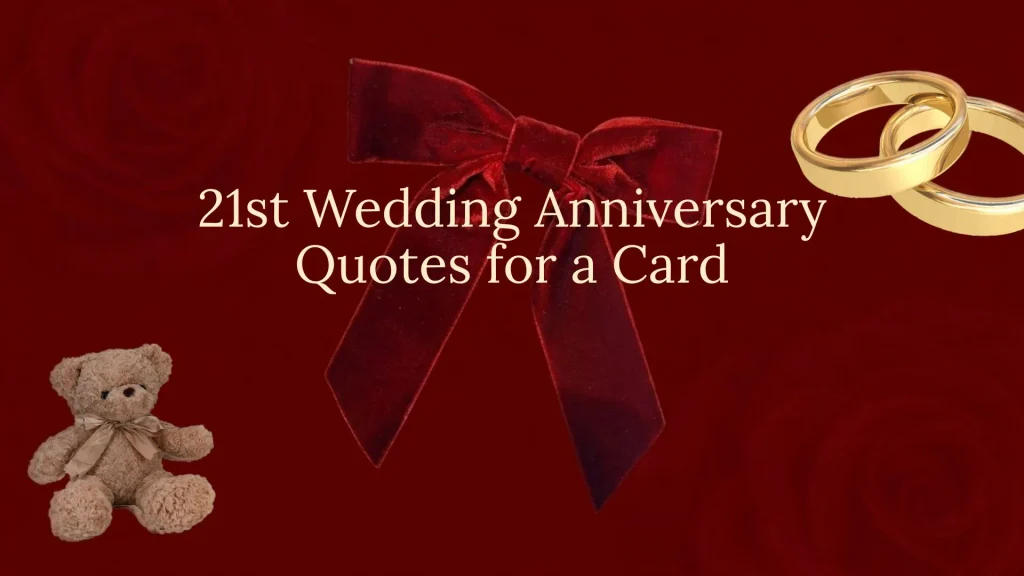 21st wedding anniversary quotes