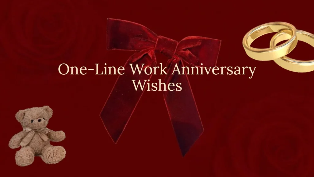 work anniversary wishes