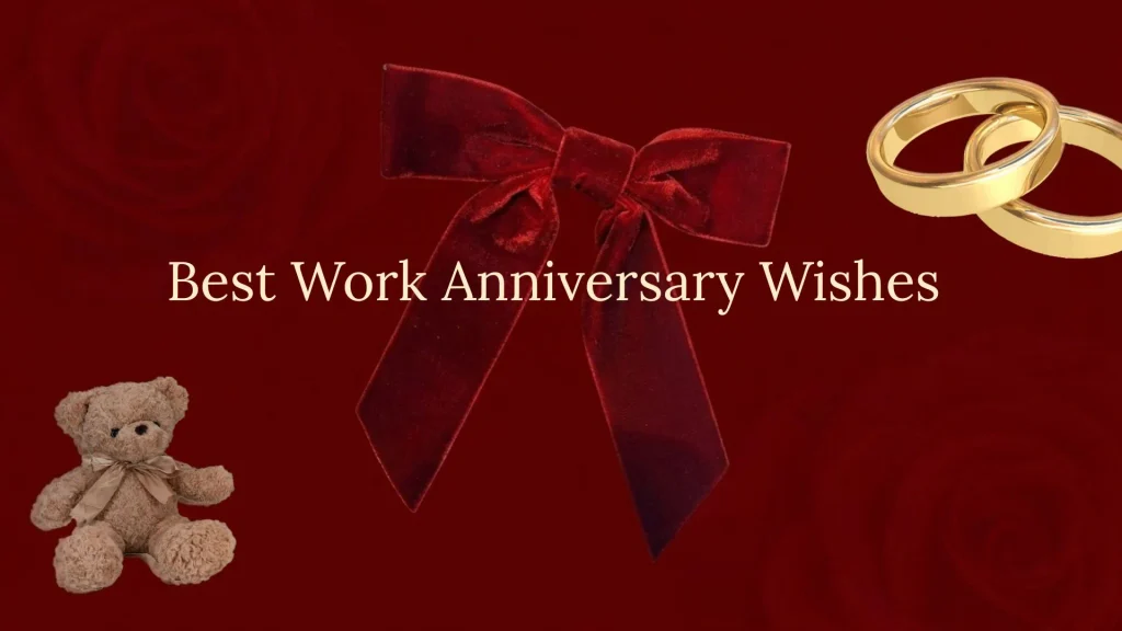 work anniversary wishes
